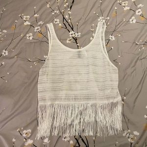 Tassel crop top